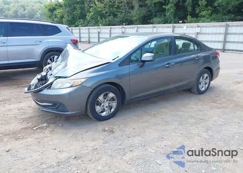 2013 Honda Civic Lx из США, поврежденный, VIN 19XFB2F53DE010022